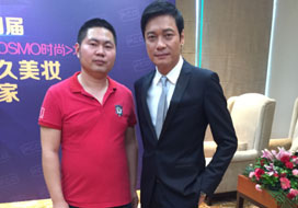 广州富邦与明星合影