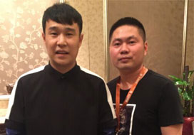 广州富邦与明星合影