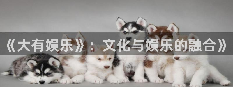 富邦娱乐：《大有娱乐》：文化与娱乐的融合》